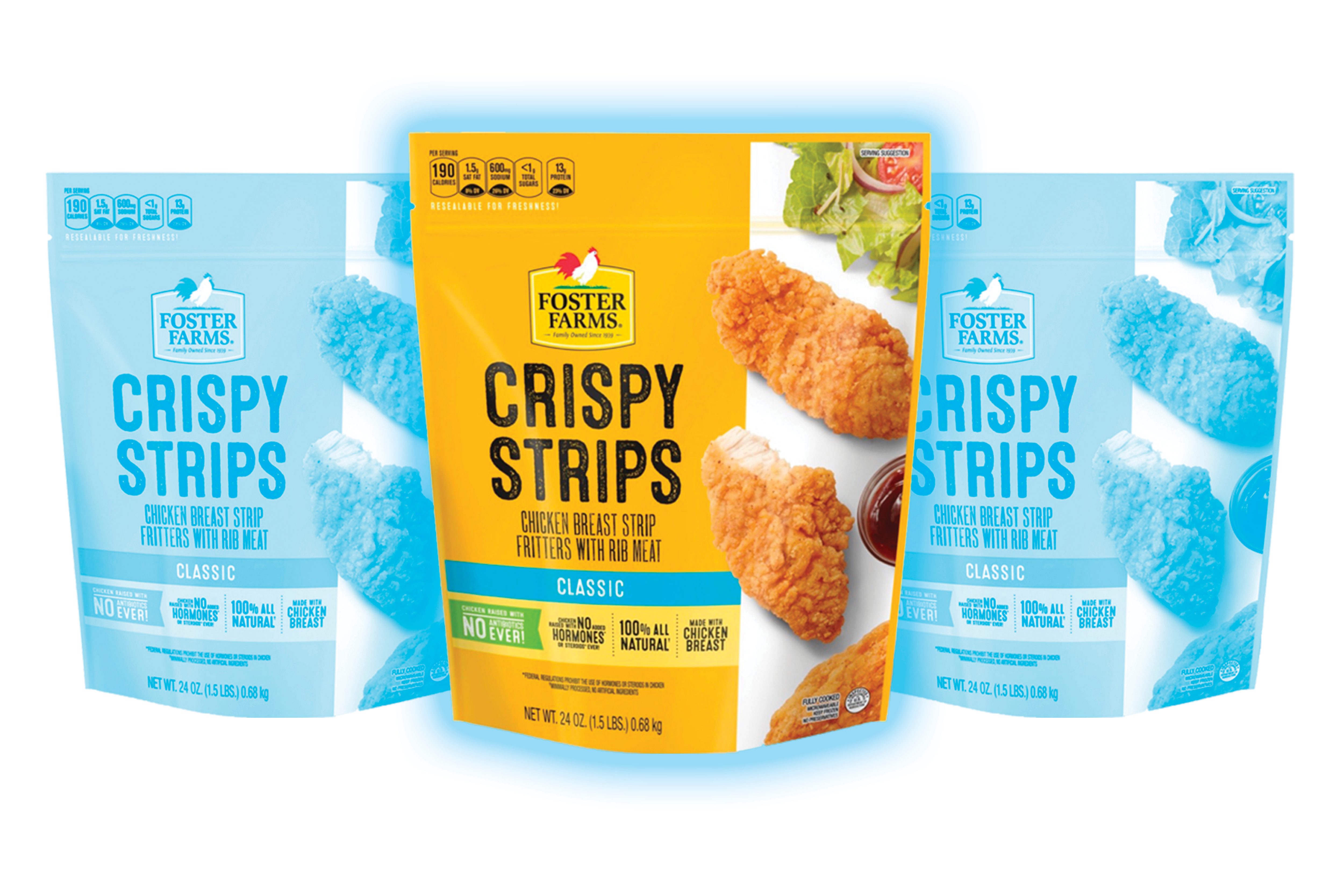 Foster Farms Crispy Chicken Strips - Frozen - 24oz