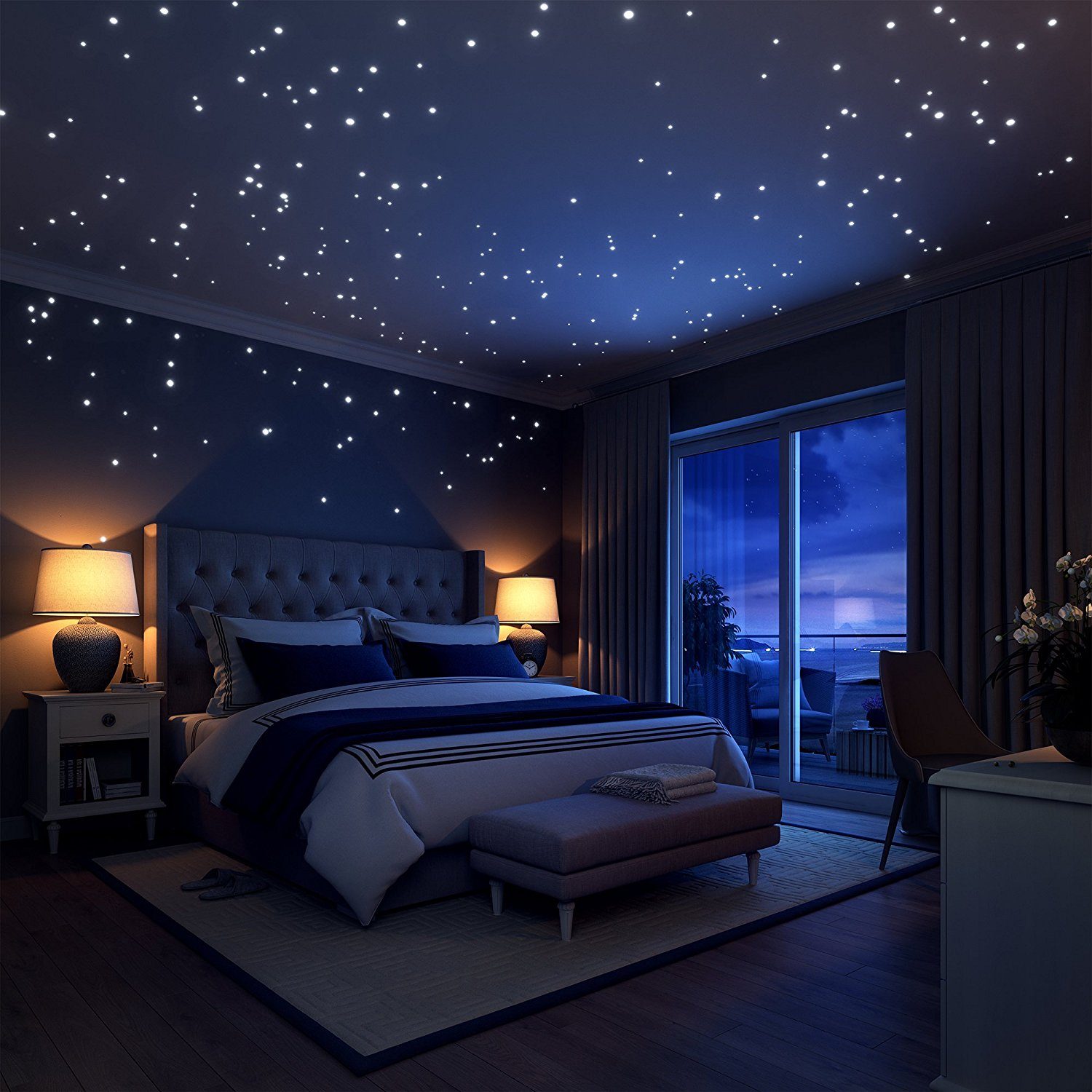 Glow In The Dark Stars Wall Stickers