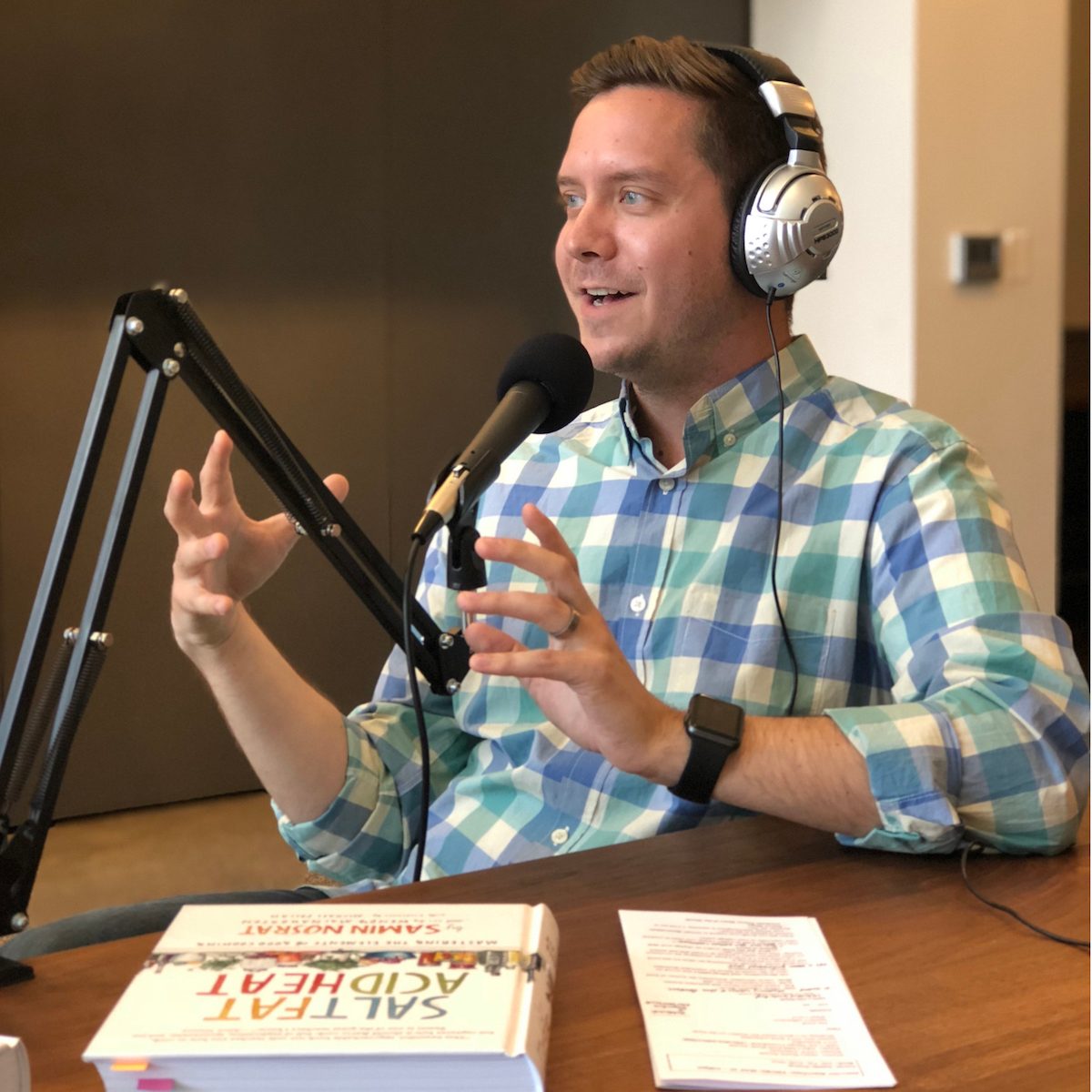 Brian Stewart, host of the Salt + Spine podcast.