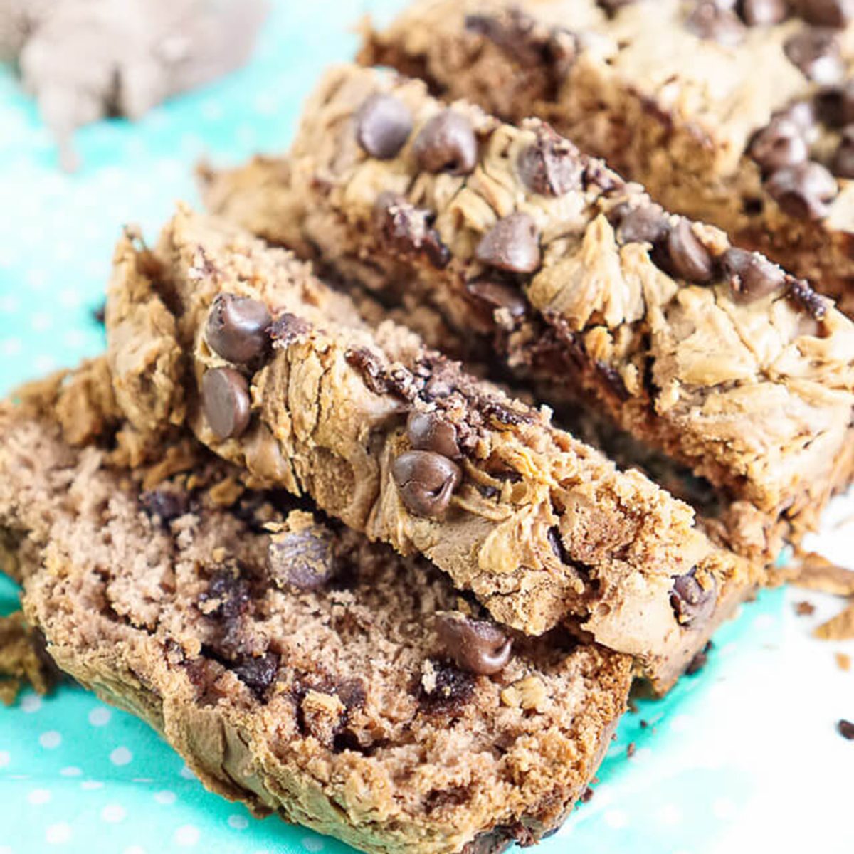 Peanut butter chocolate ice cream bread