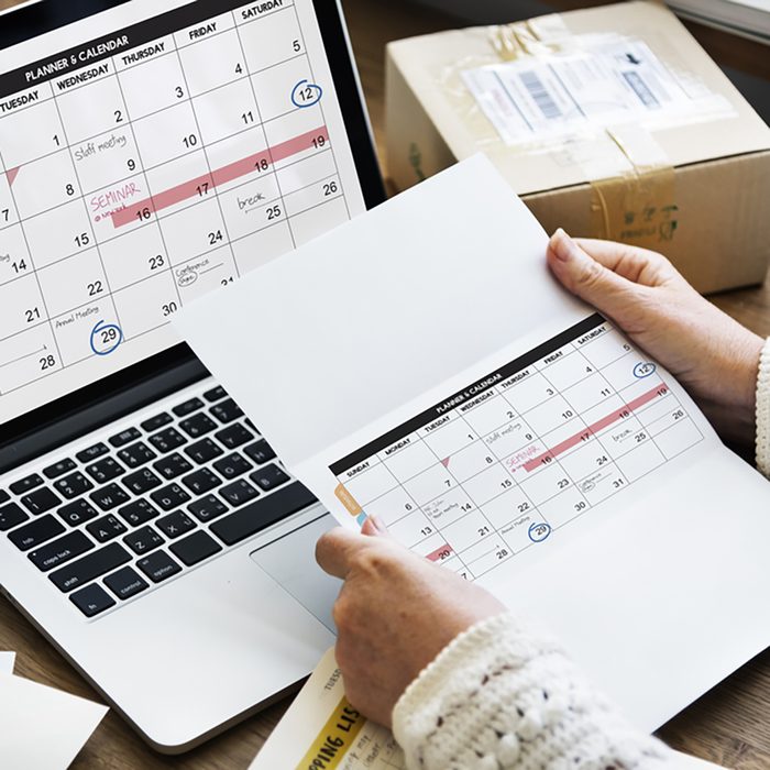 Planner Calendar Schedule Date Concept