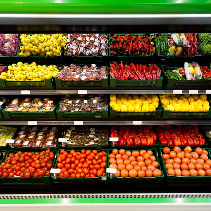 Realize the products in the supermarket; Shutterstock ID 417089731