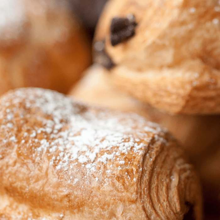 Close-up of bakery items