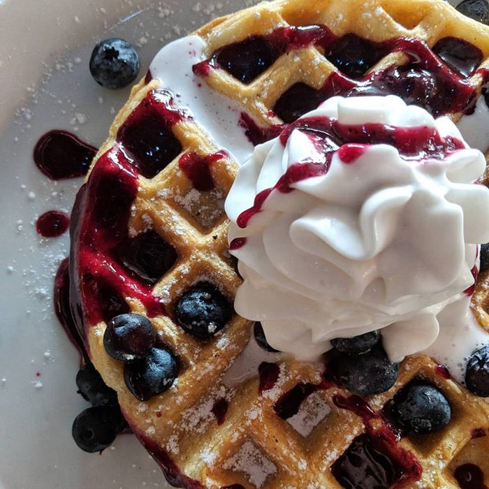 Blueberry waffle