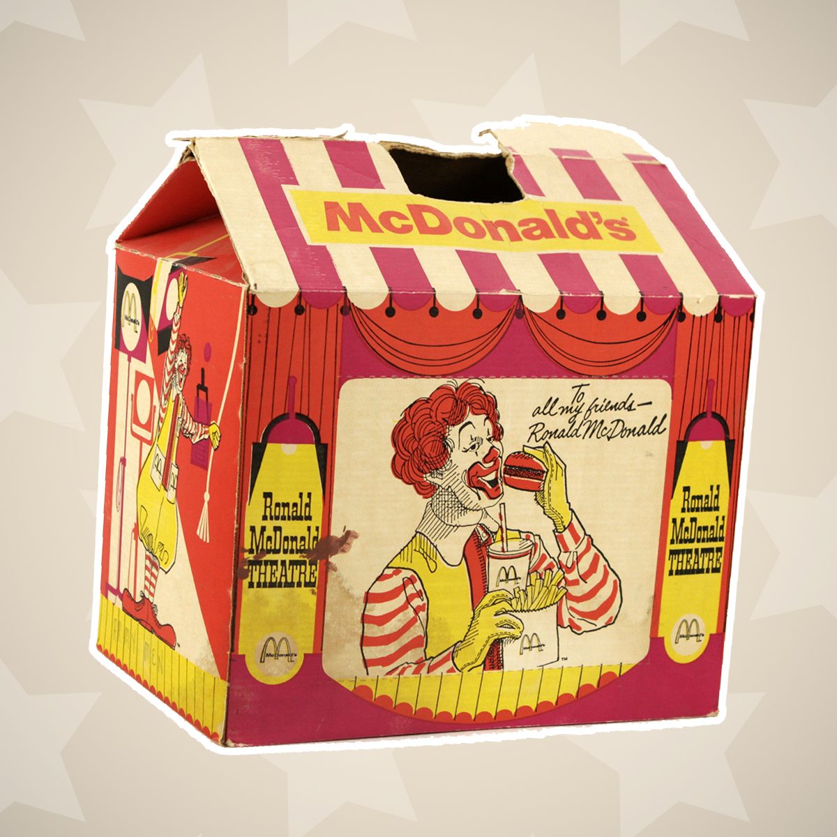 1960s happy meal box