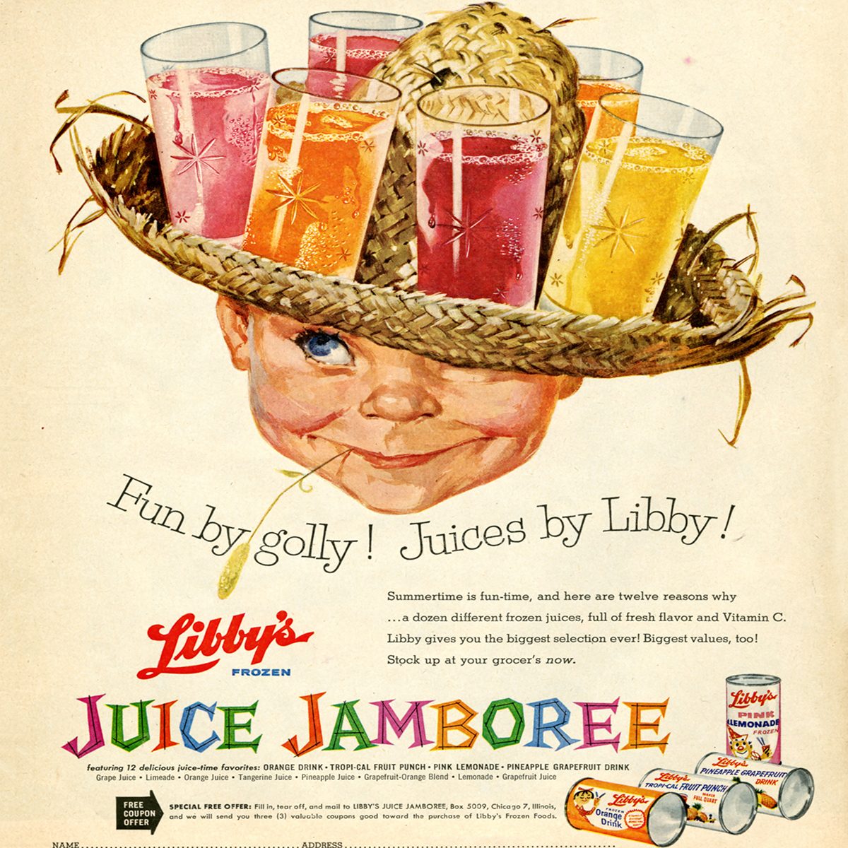 vintage ad for libby
