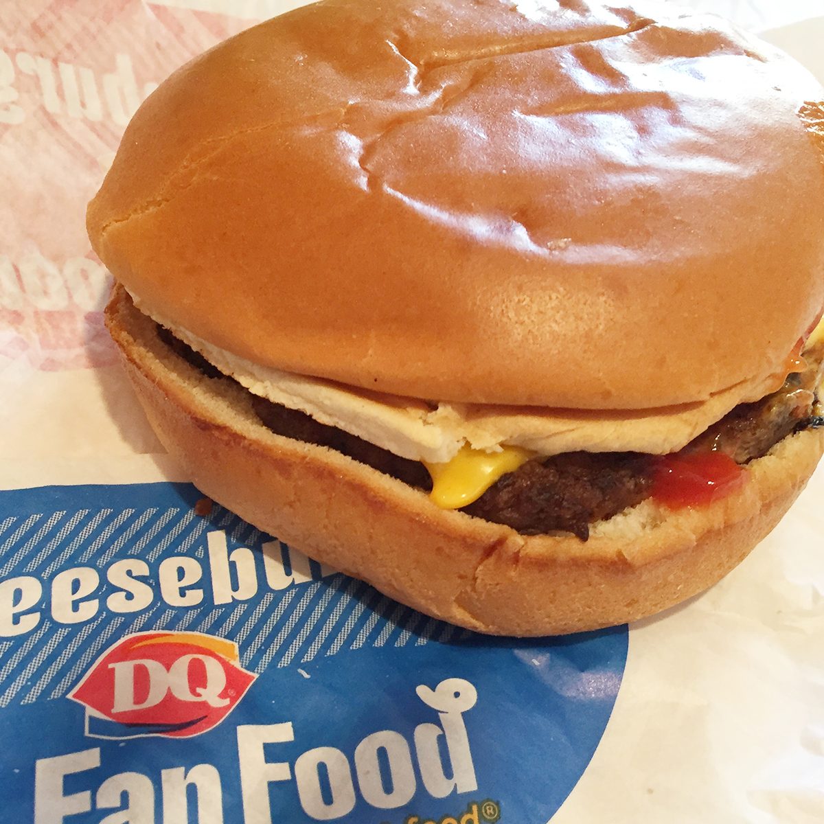 Dairy Queen burger
