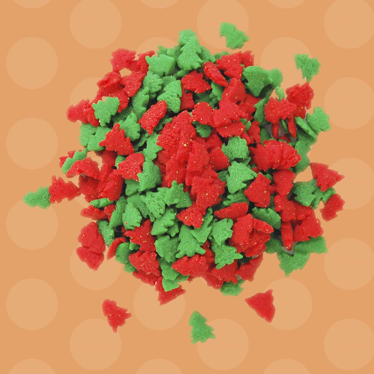 Christmas Sprinkles Red and Green Trees