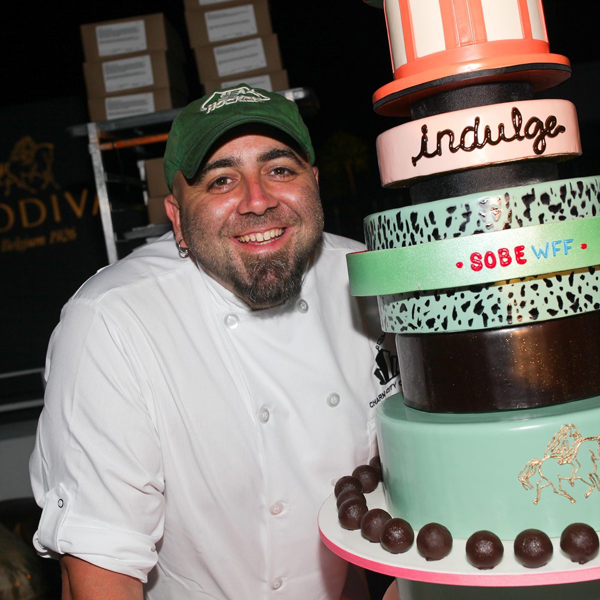Mandatory Credit: Photo by Angela Pham/BFA/REX/Shutterstock (5721203v) Duff Goldman, Ace of Cakes-Mosphere Sobewff: Godiva Indulge hosted by Duff Goldman, Miami Beach - 22 Feb 2013