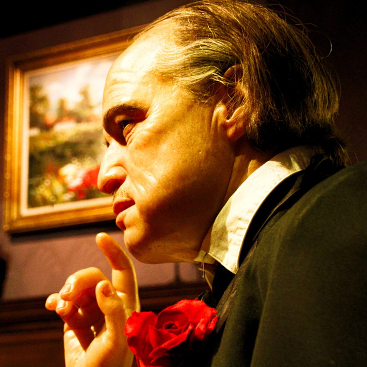 Marlon Brando waxwork figure - Madame Tussauds Hollywood.