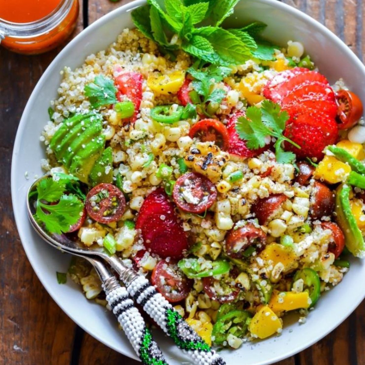 Mexican street corn quinoa