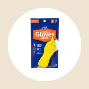 Kroger Reusable Latex Gloves Yellow