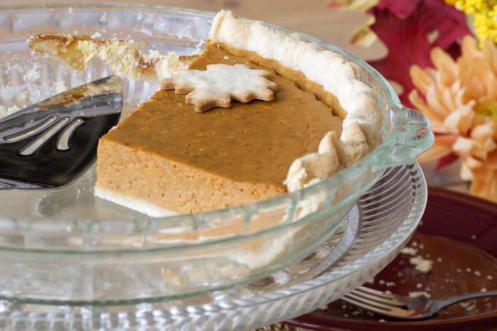 leftover pumpkin pie