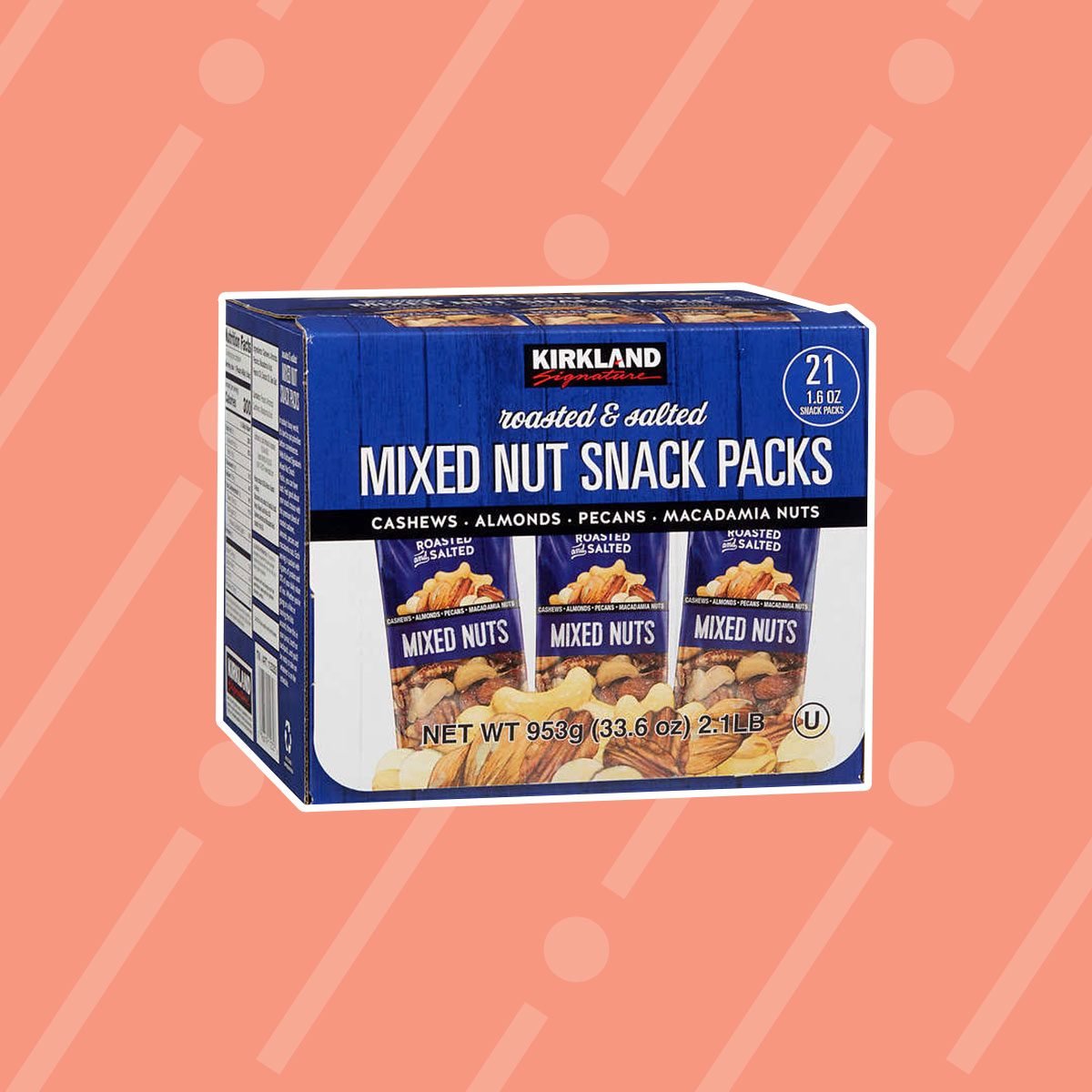 Kirkland Mixed Nuts Snack Packs