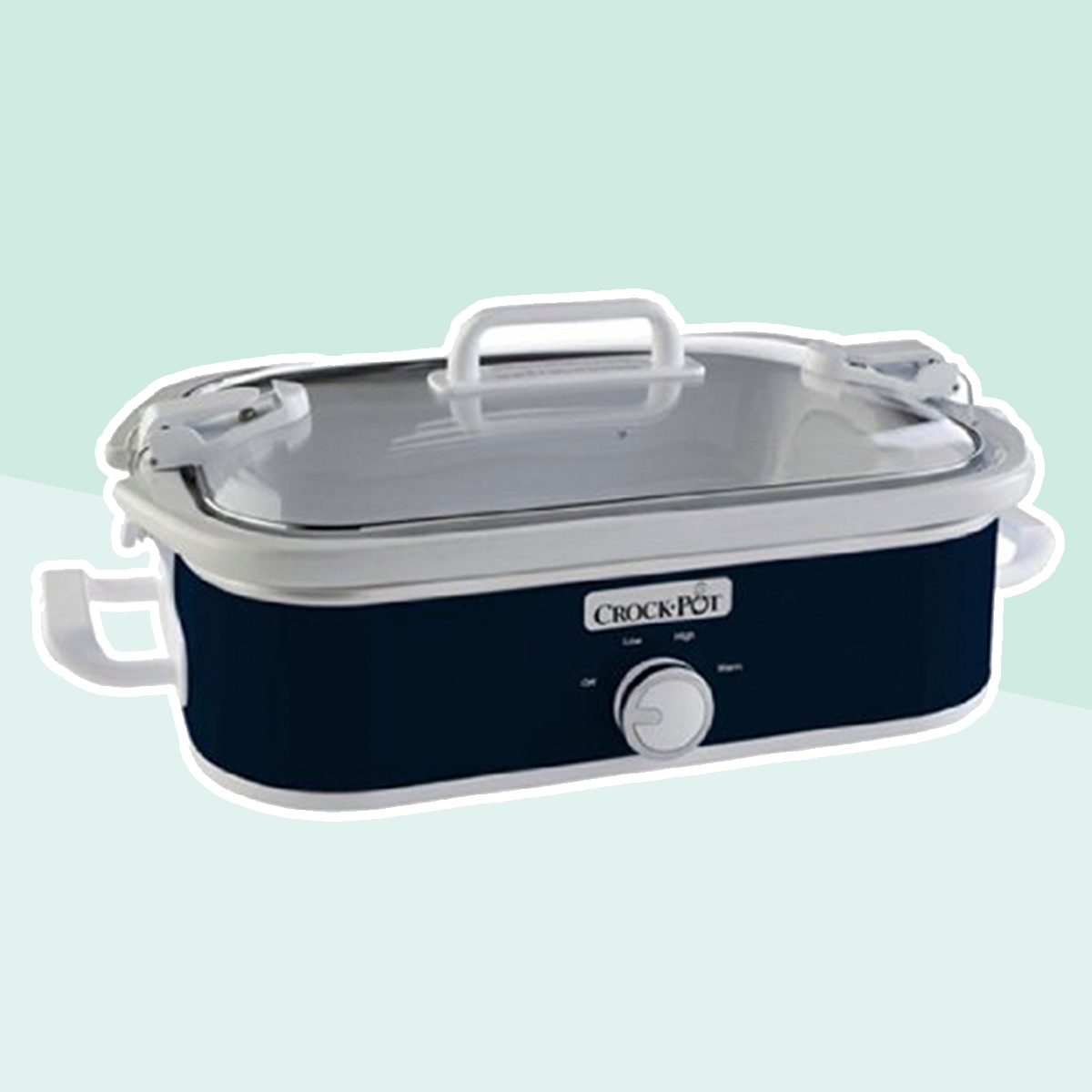 Crockpot SCCPCCM350-BL Manual Slow Cooker, Navy Blue