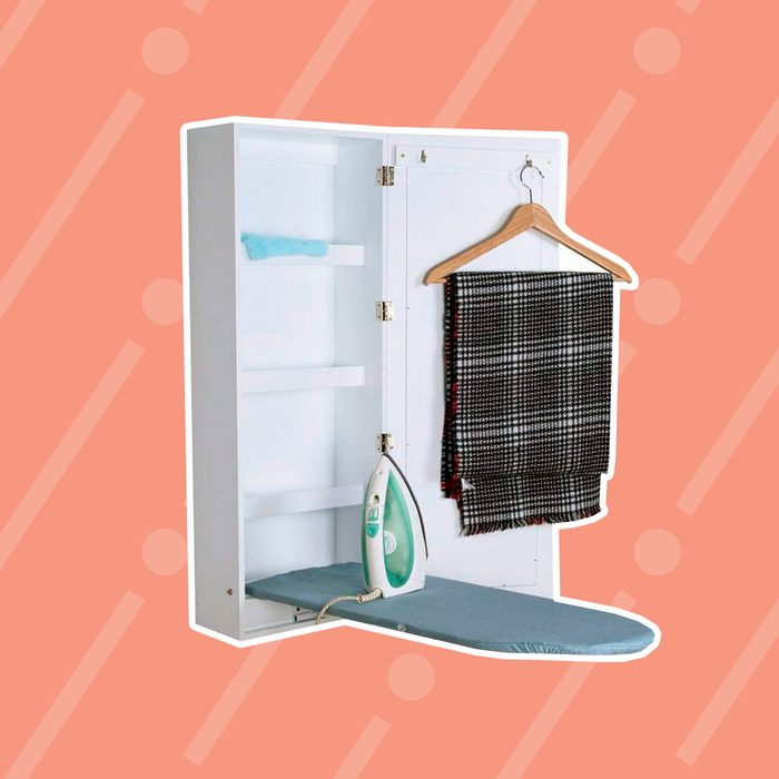 Fold-Down Ironing Board Cabinet