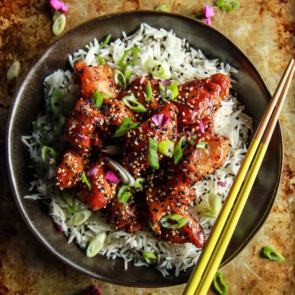 Sweet and Sour Blood Orange Chicken