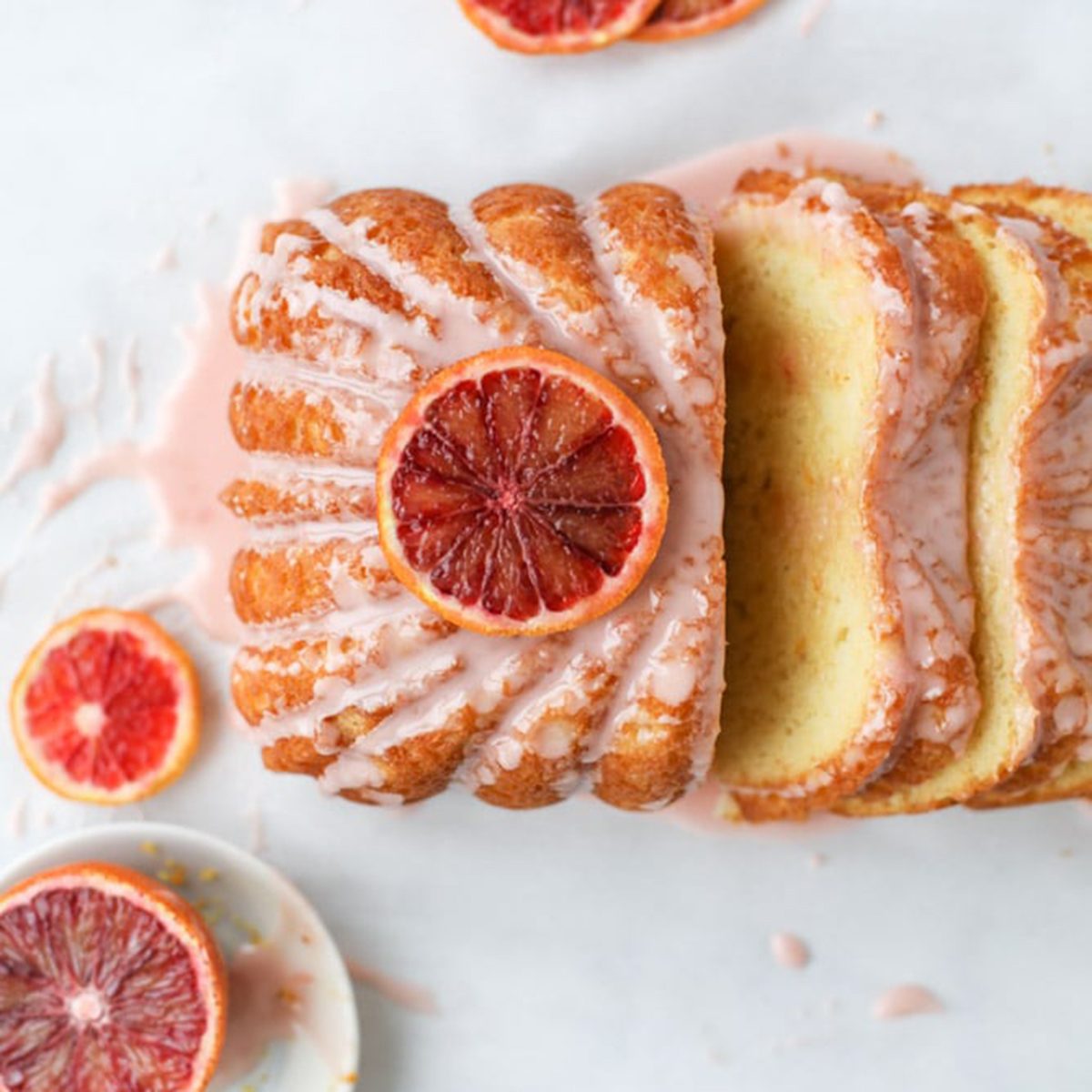 Blood Orange Yogurt Cake
