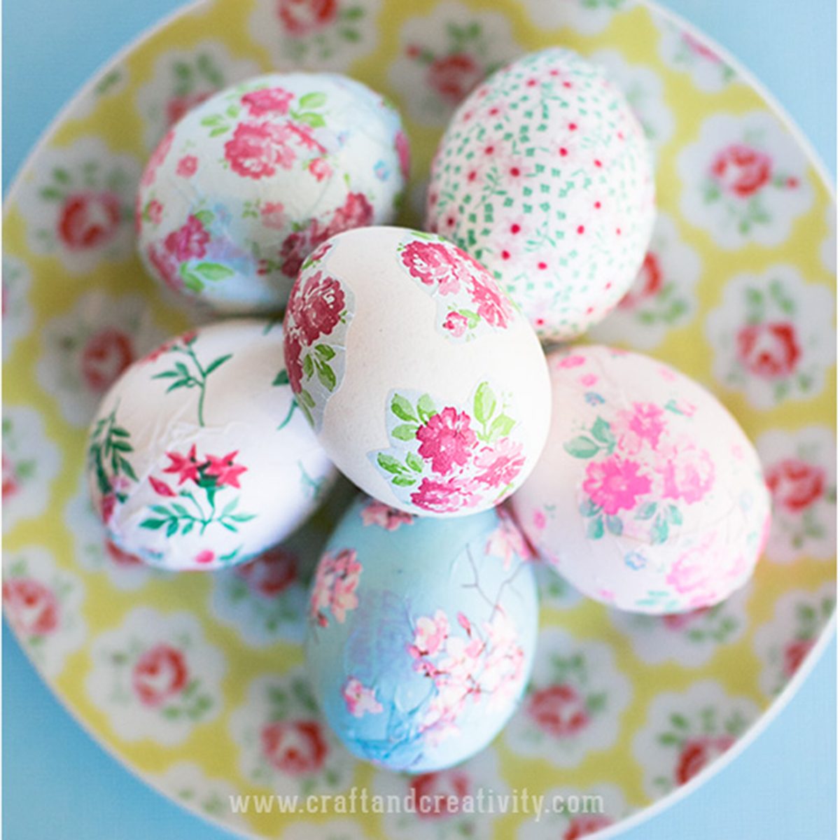 Flower power Easter eggs