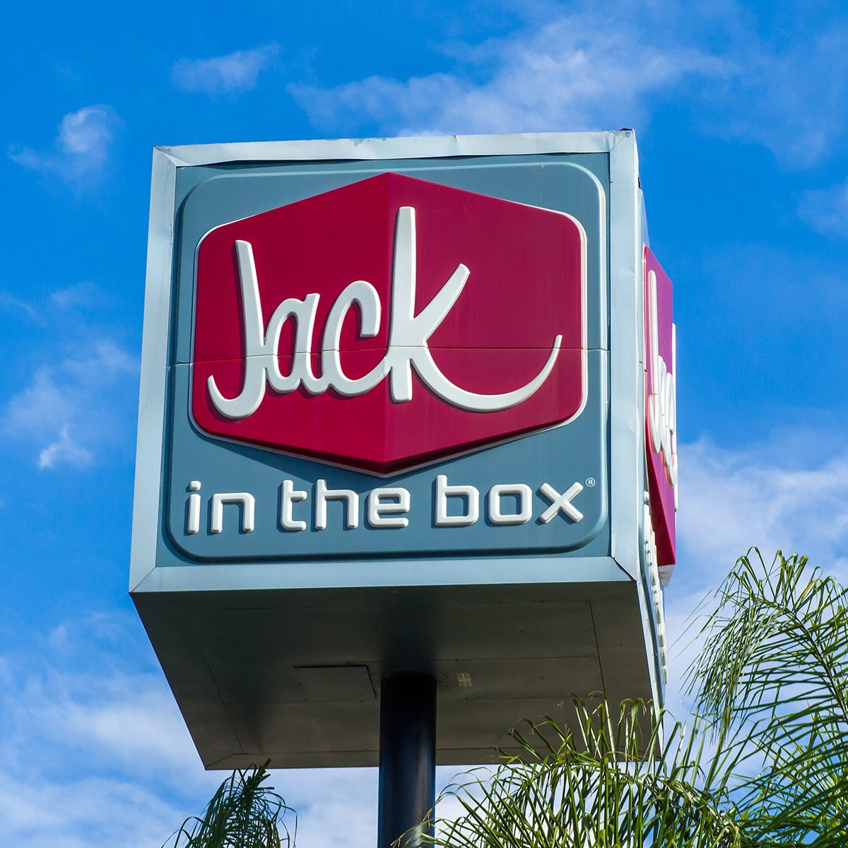 Jack in the Box Restaurant exterior.