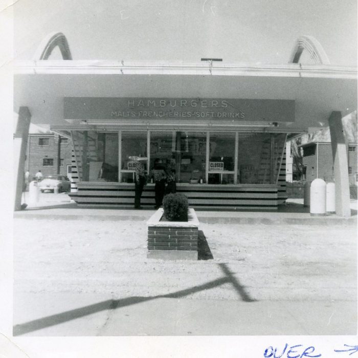 Old exterior of McDonald