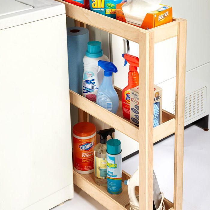 Skinny Laundry Room Cart