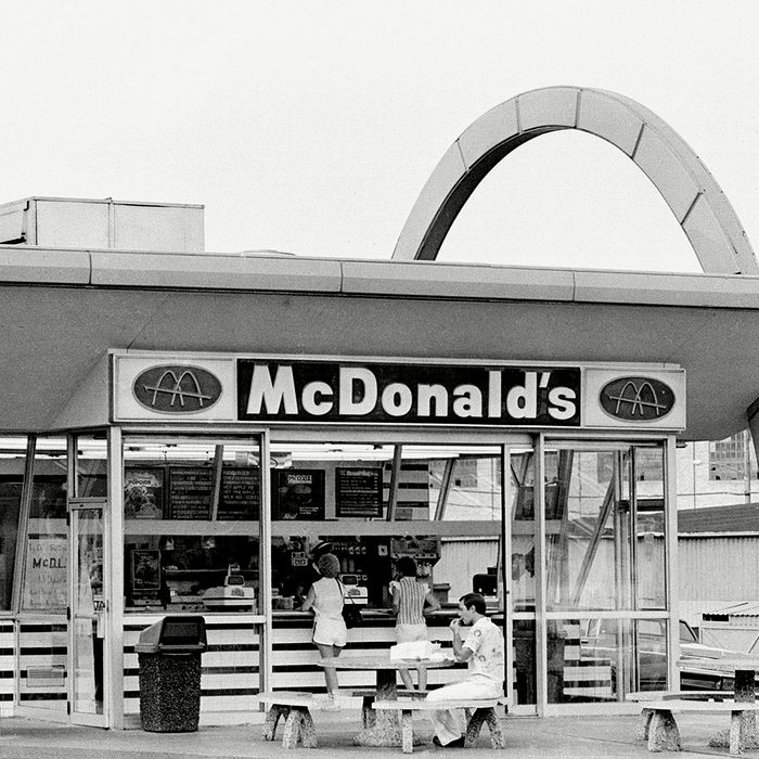 Old exterior of McDonald