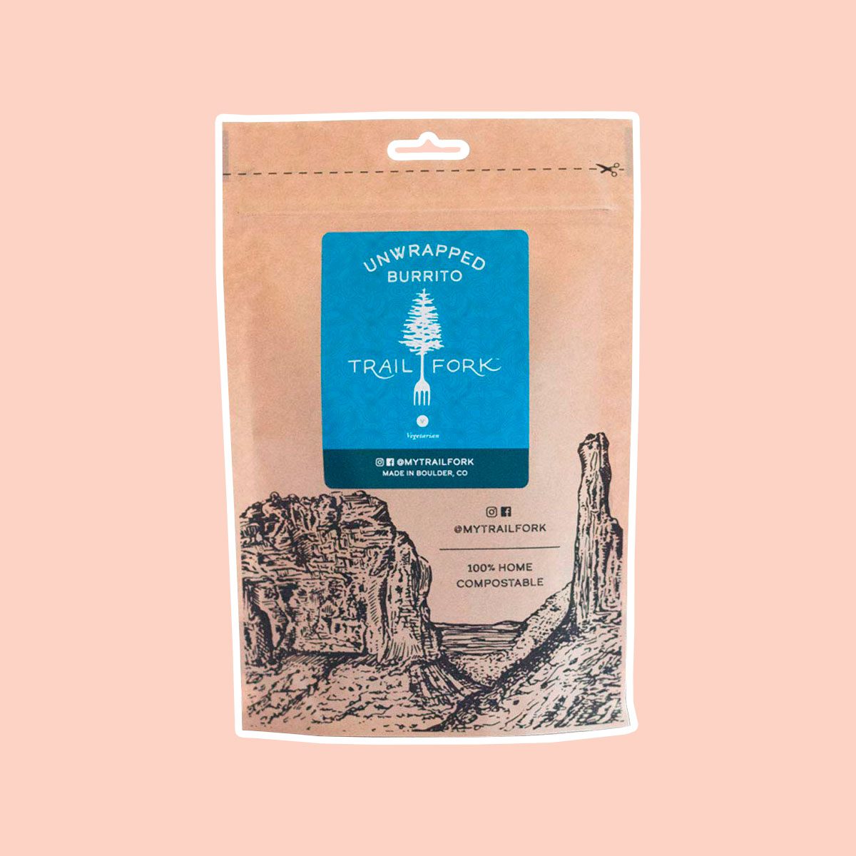 TrailFork Vegan Unwrapped Burrito