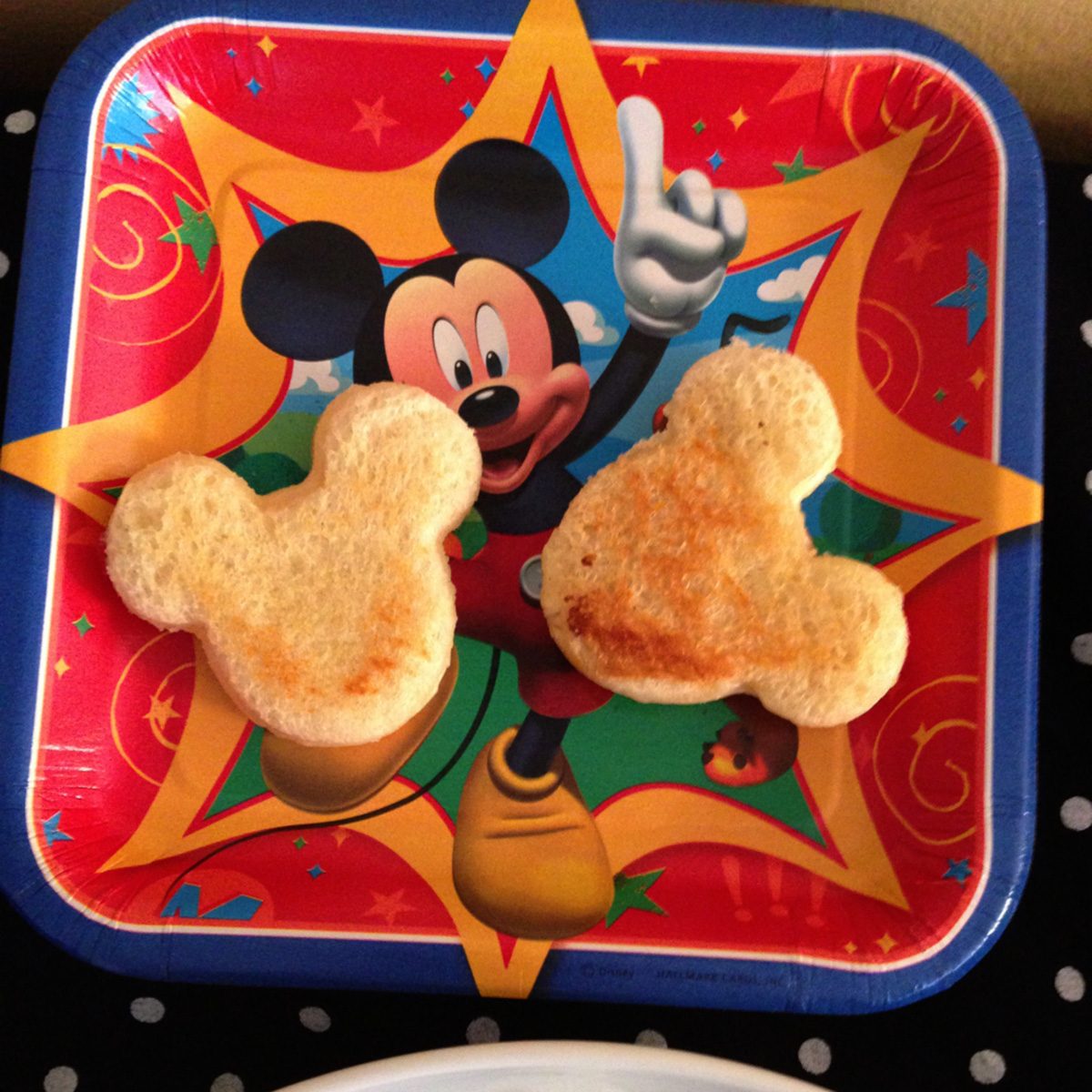 Minnie Mouse Grilled Cheese
