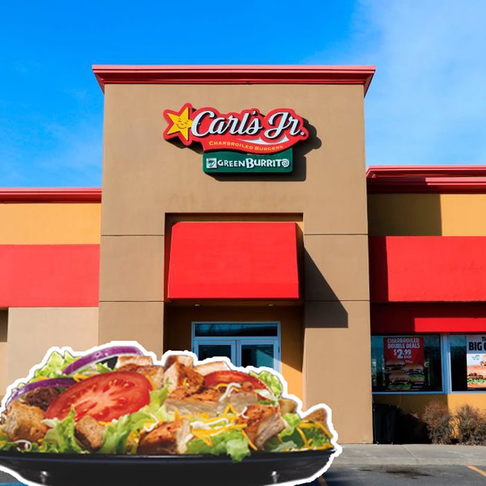carls jr salad