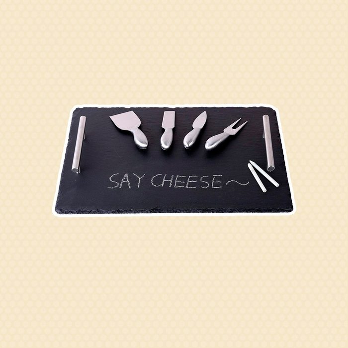 Slate Cheeseboard with Soap Stone Chalk