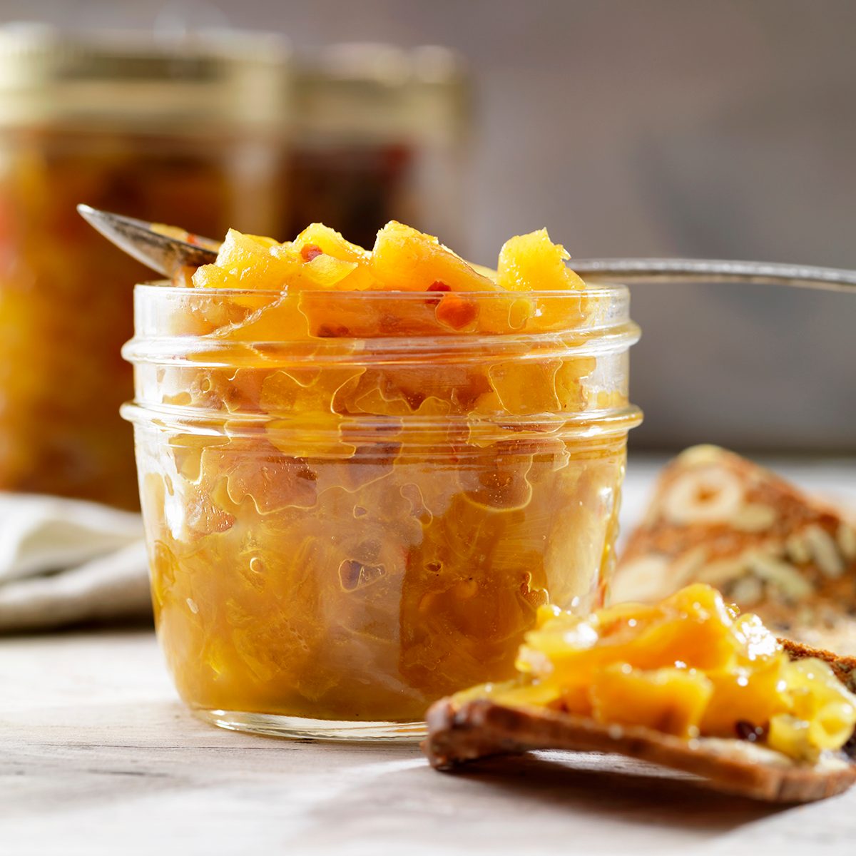 Pineapple Chutney With Crackers