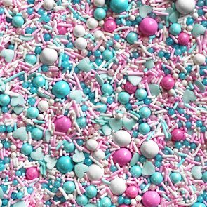 Fancy sprinkles cotton candy mixture
