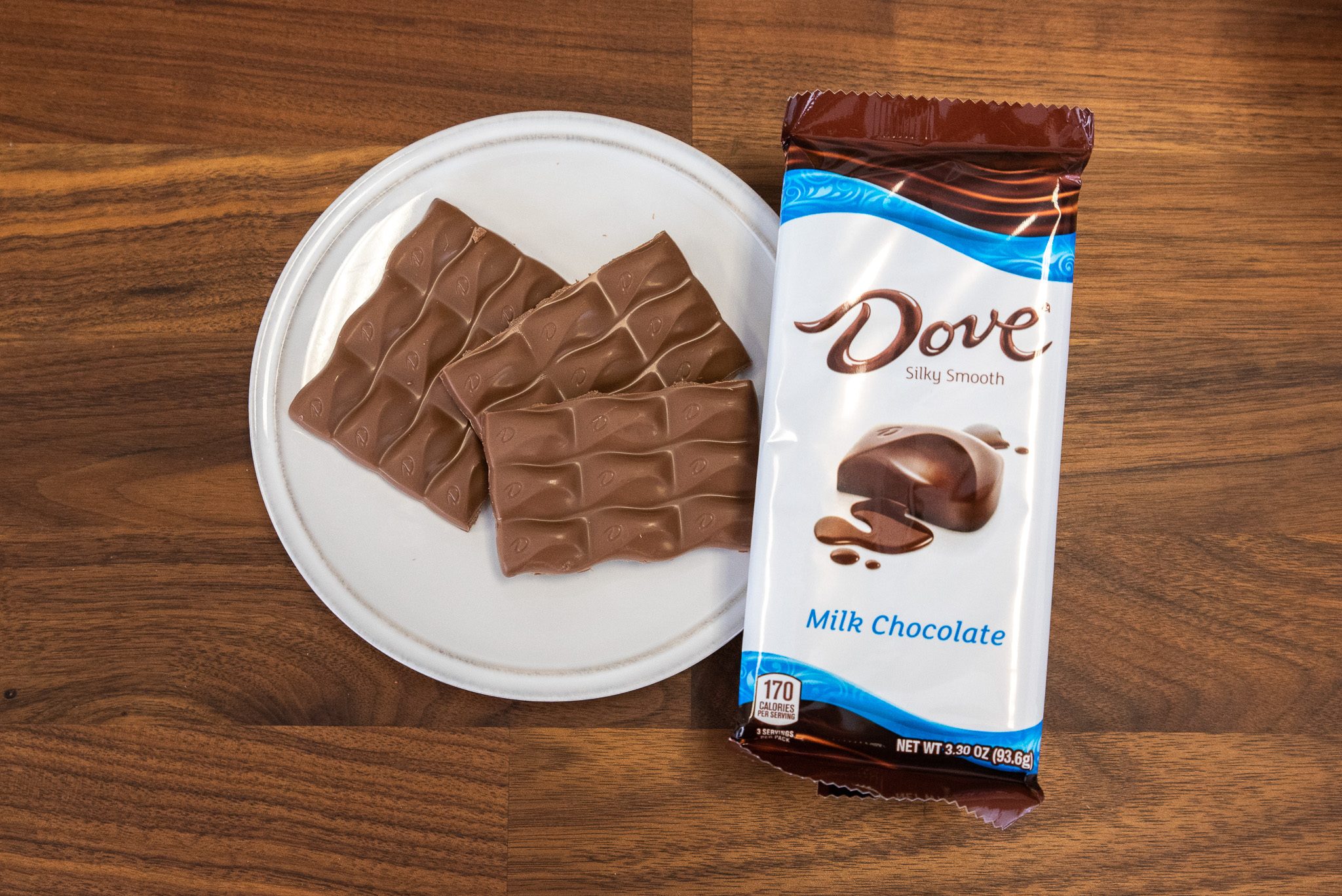 Dove milk chocolate bar