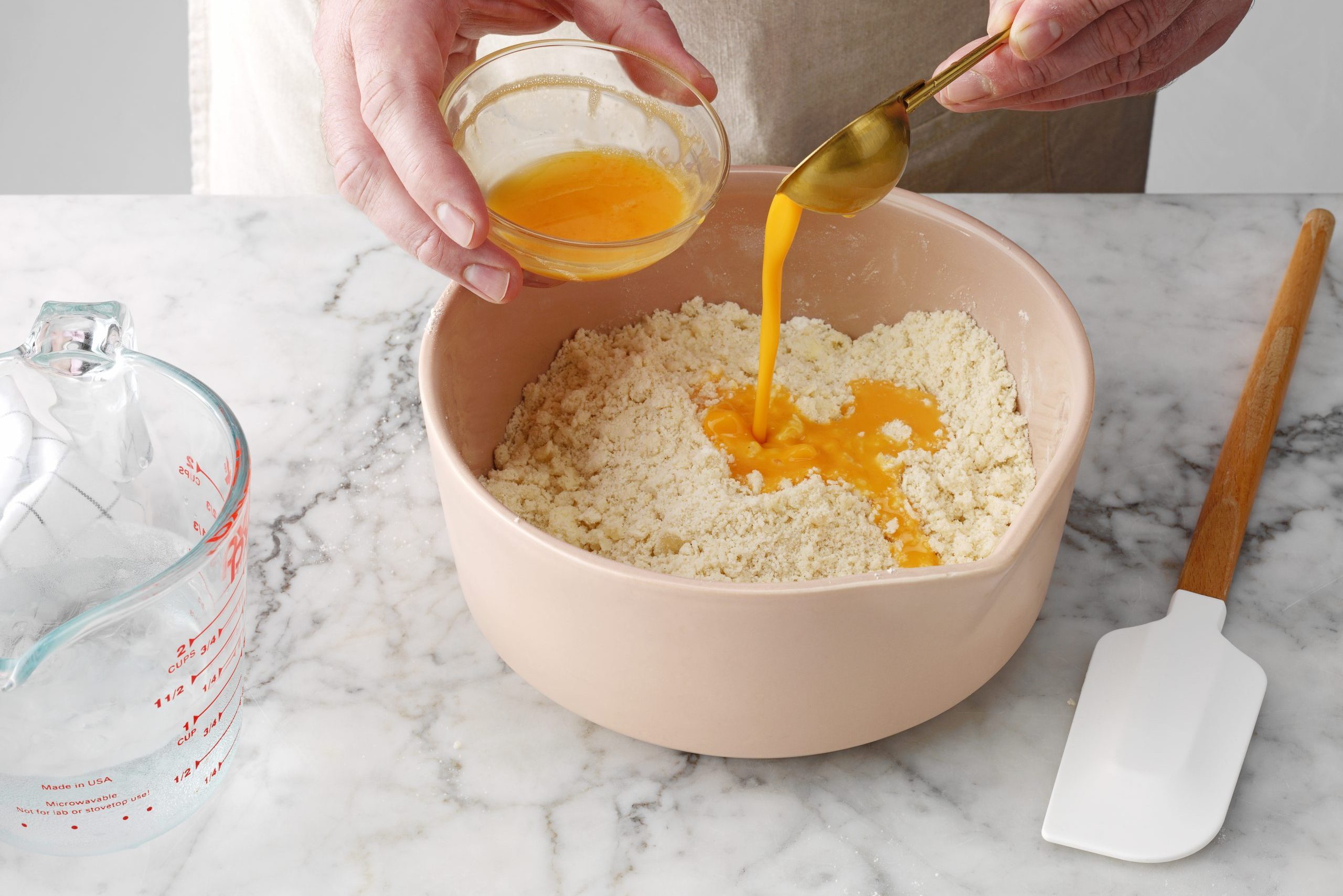 Gluten-Free Pie Pastry crust with beaten egg