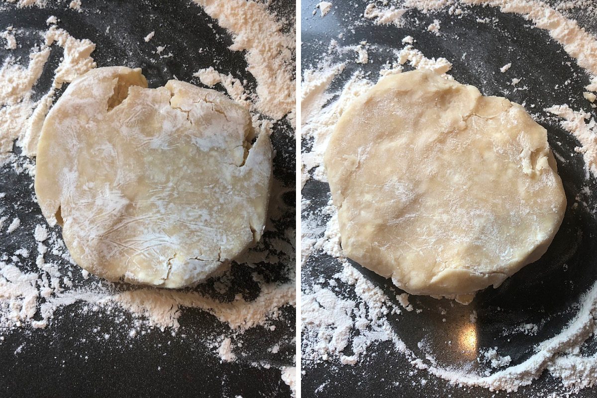 dough cracks