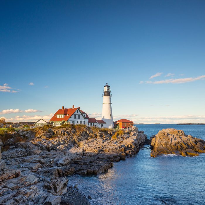 The Portland Head Light in Portland, Maine, USA