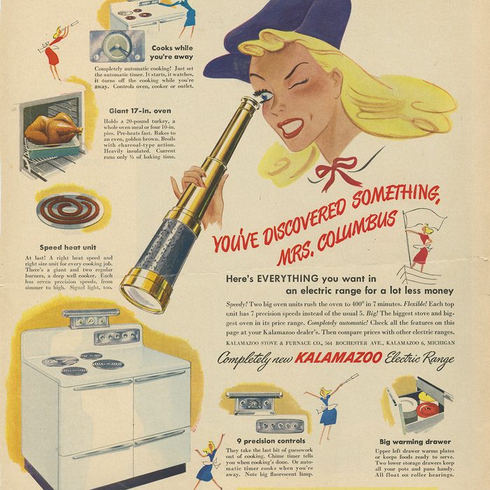 Kalamazoo Electric Range ad