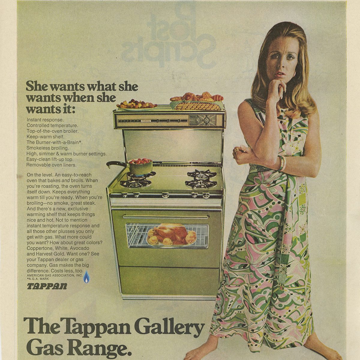 Tappan Gas Range ad