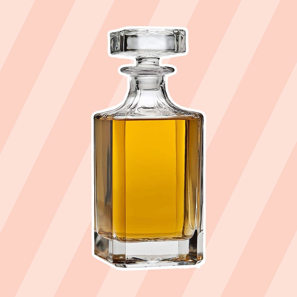 Lefonte Whiskey Decanter for Liquor Scotch Bourbon Vodka or Wine - 750ml