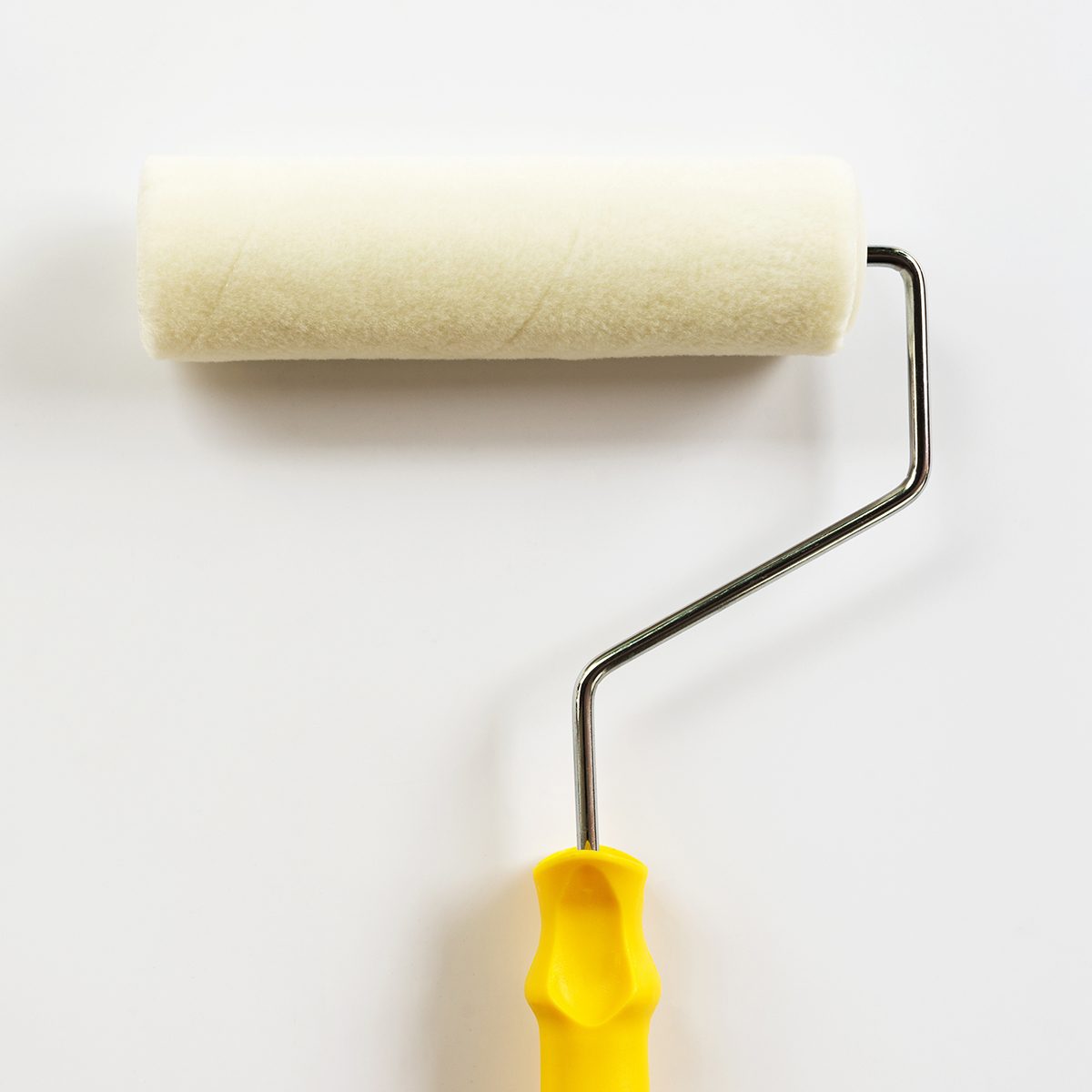 paint roller on white background.