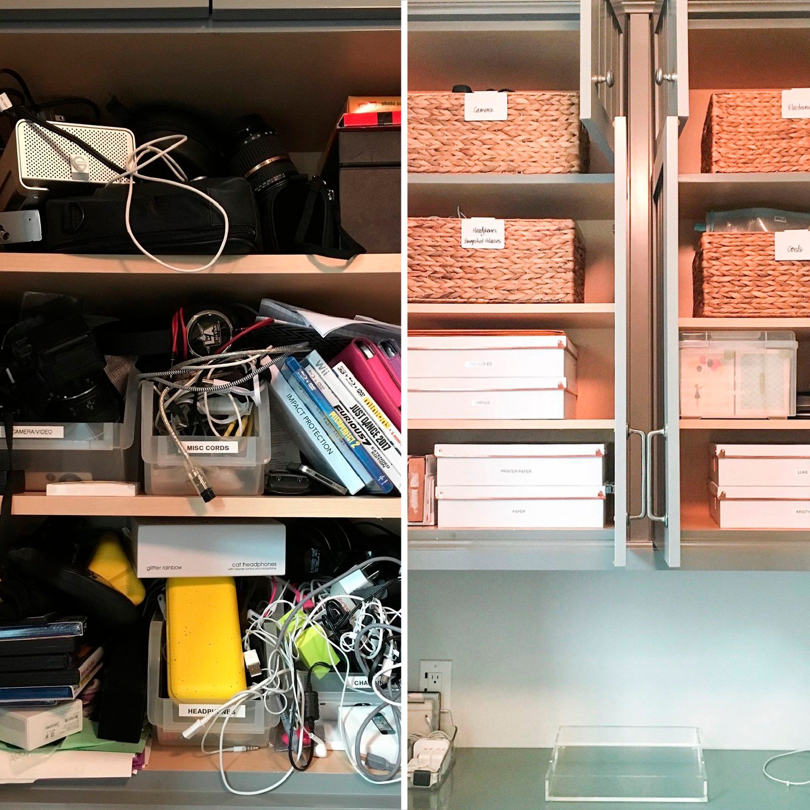 office home organization makeover