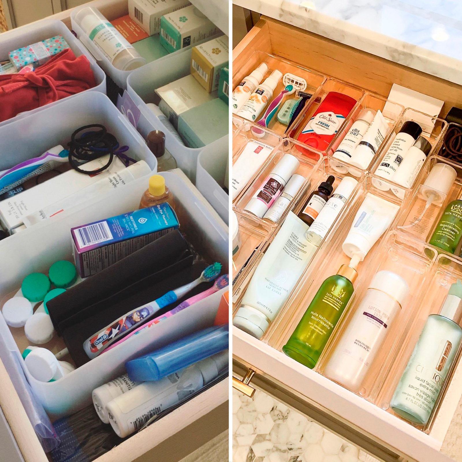 bathroom home organization makeover