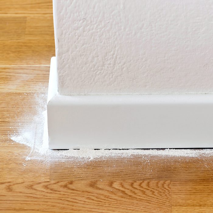 Use baby powder in ant hot spots