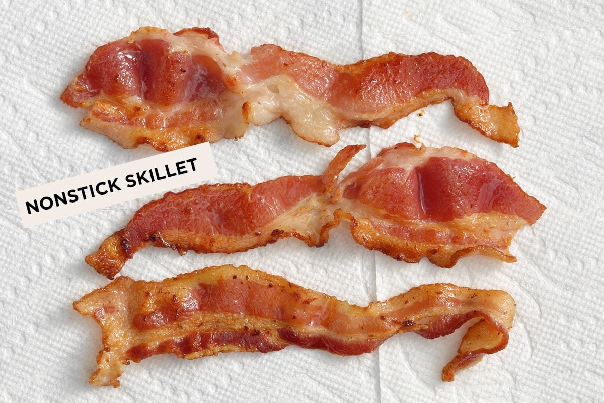 BACON 15 WAYS non stick skillet