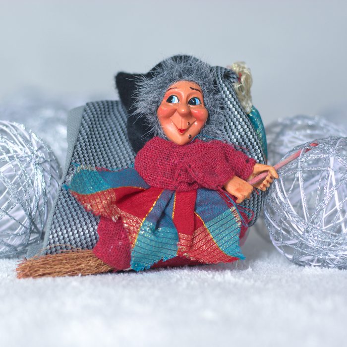 the befana arrives on January 6 and takes away all the Christmas holidays