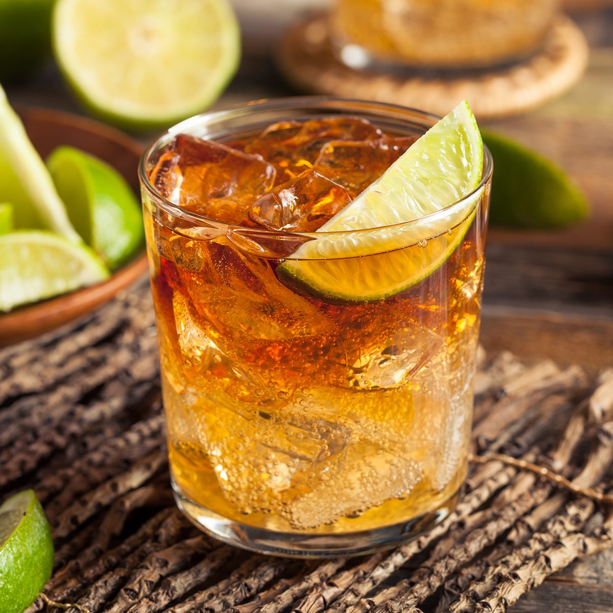 Dark and Stormy Rum Cocktail with Lime and Ginger Beer; Shutterstock ID 385915789; Job (TFH, TOH, RD, BNB, CWM, CM): TOH