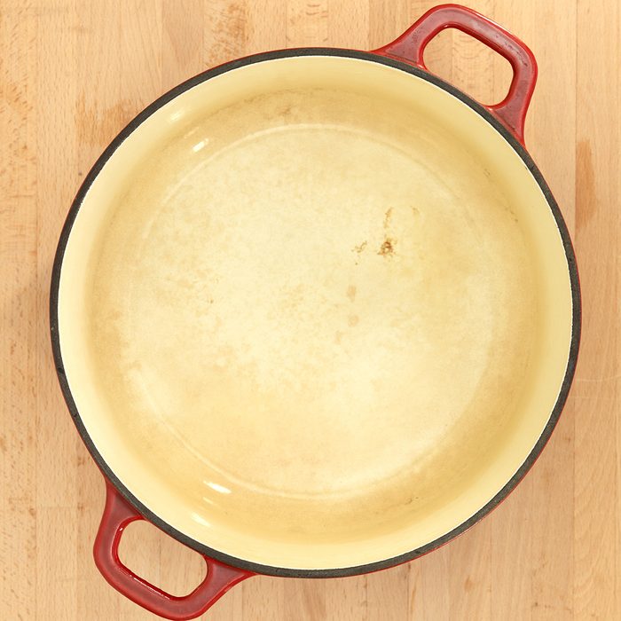 A close up shot of a casserole pot