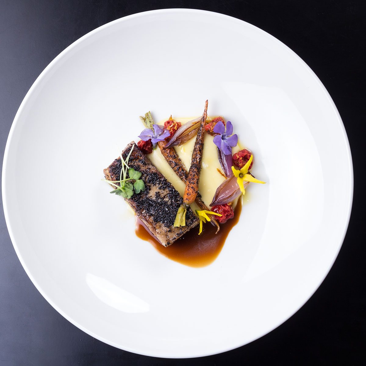 Specialty Seafood on a plate