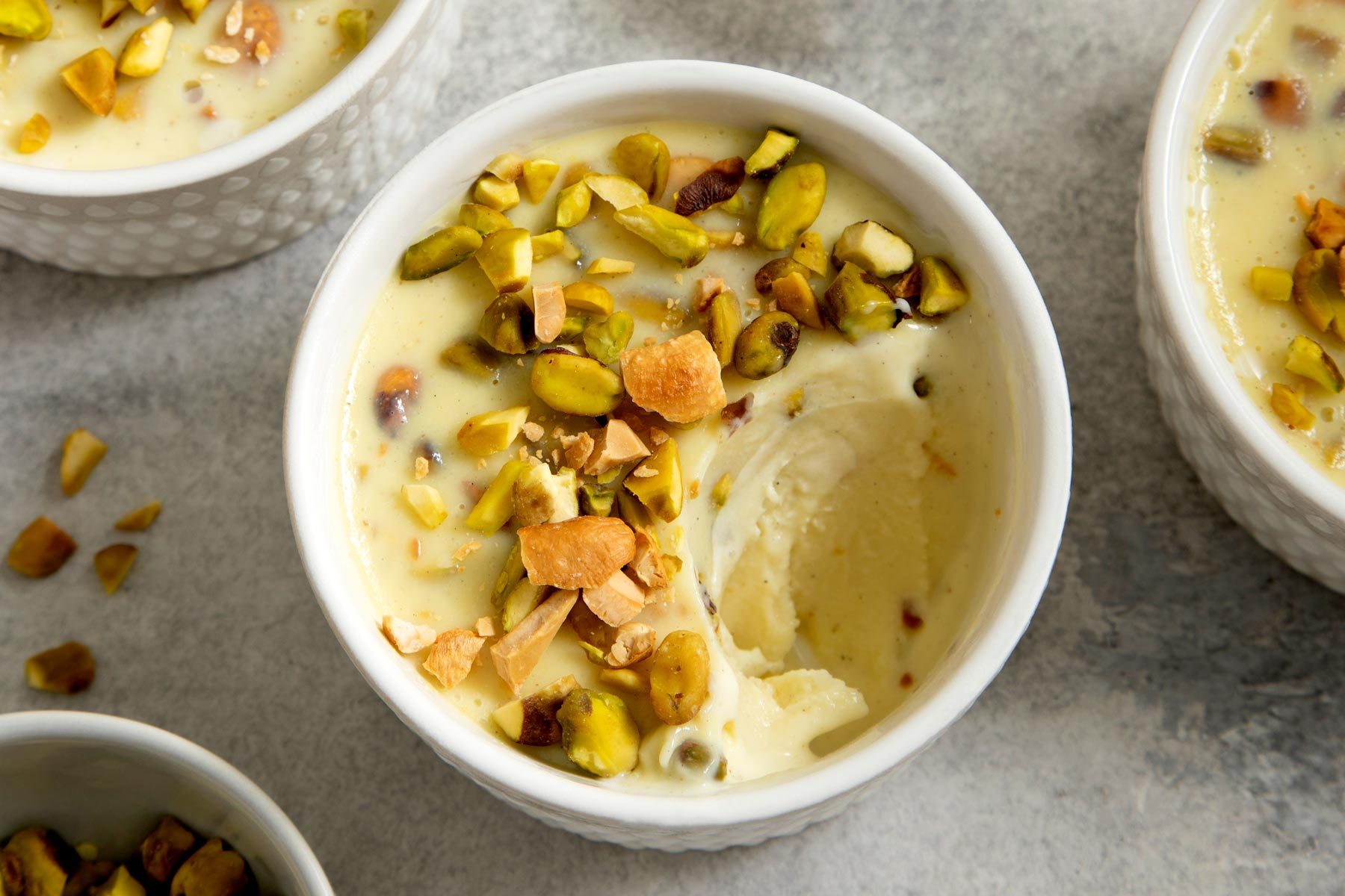 A Bowl of Kulfi With Nuts